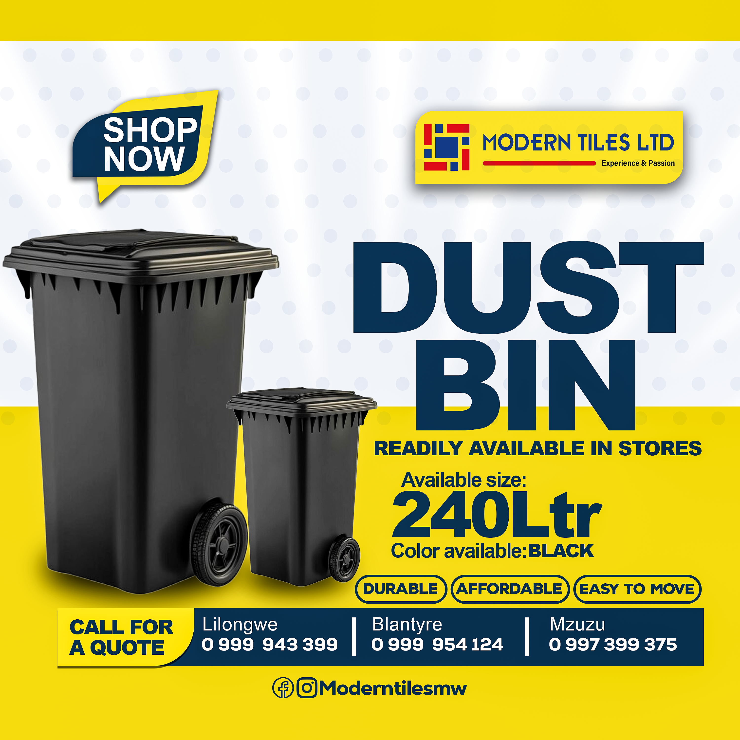 DUSTBIN AD